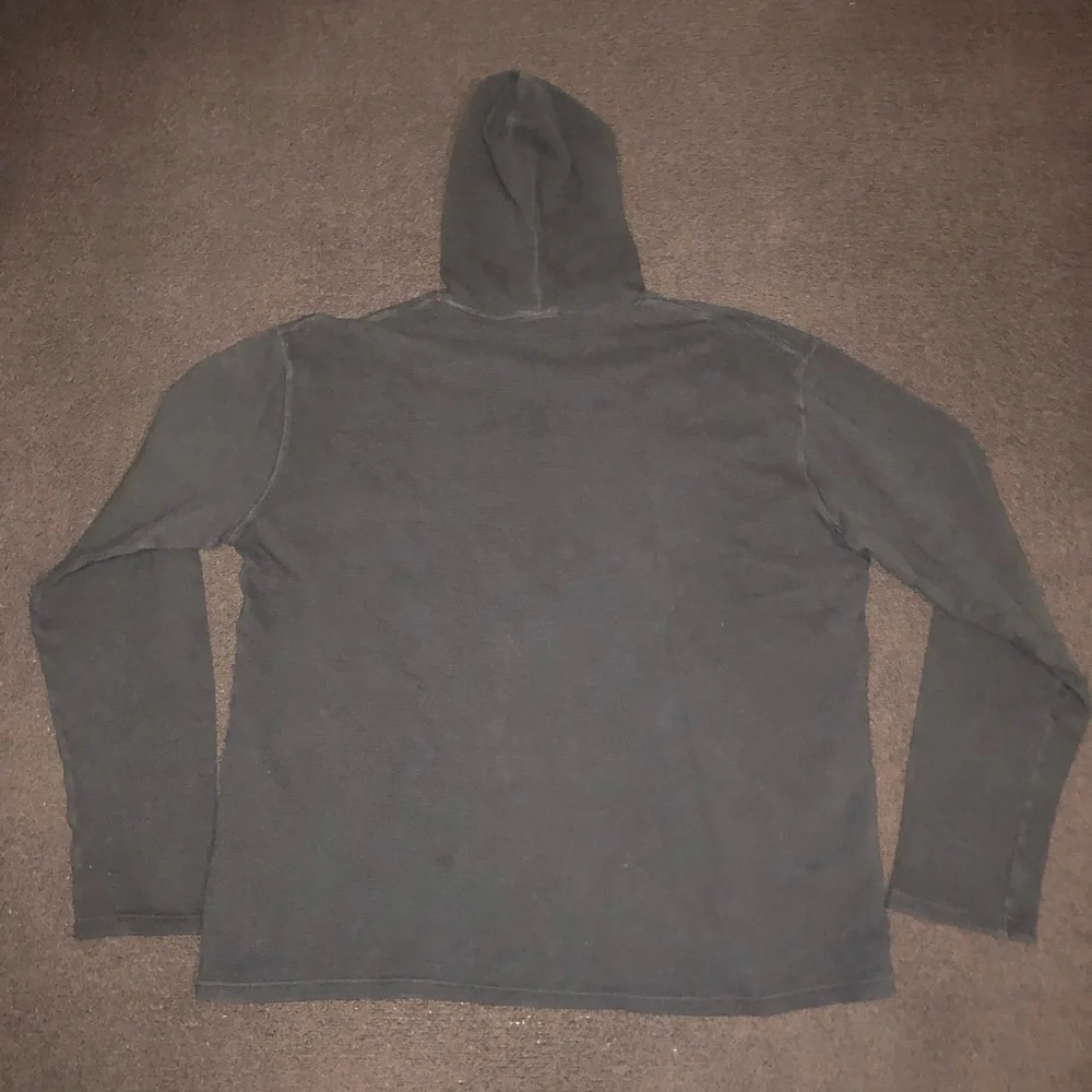 Polo Ralph Lauren. Sleepwear Hoodie. Waffle Knit. Size 2XL. Dark Navy Blue Color - Picture 13 of 14